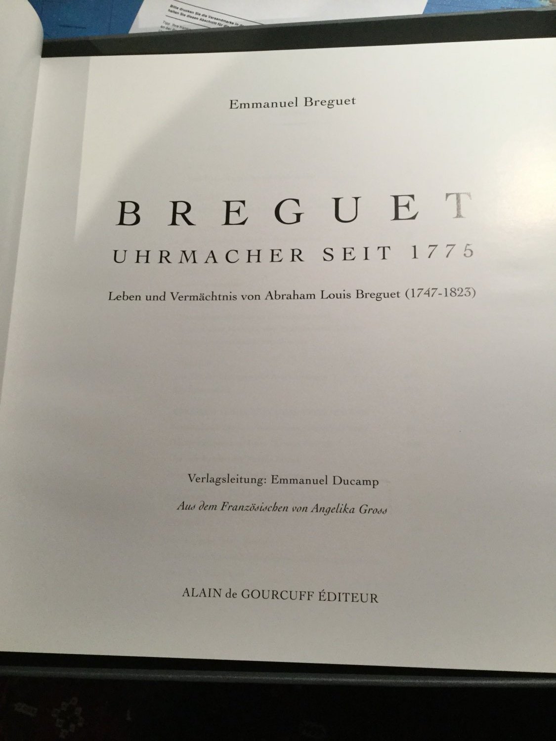 Breguet Uhrmacher seit 1775 Leben und Verm chtnis von